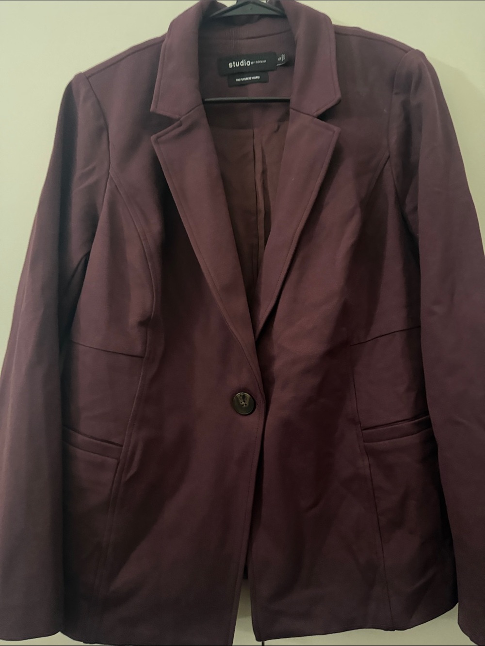 torrid Deep Plum Single-Button Blazer